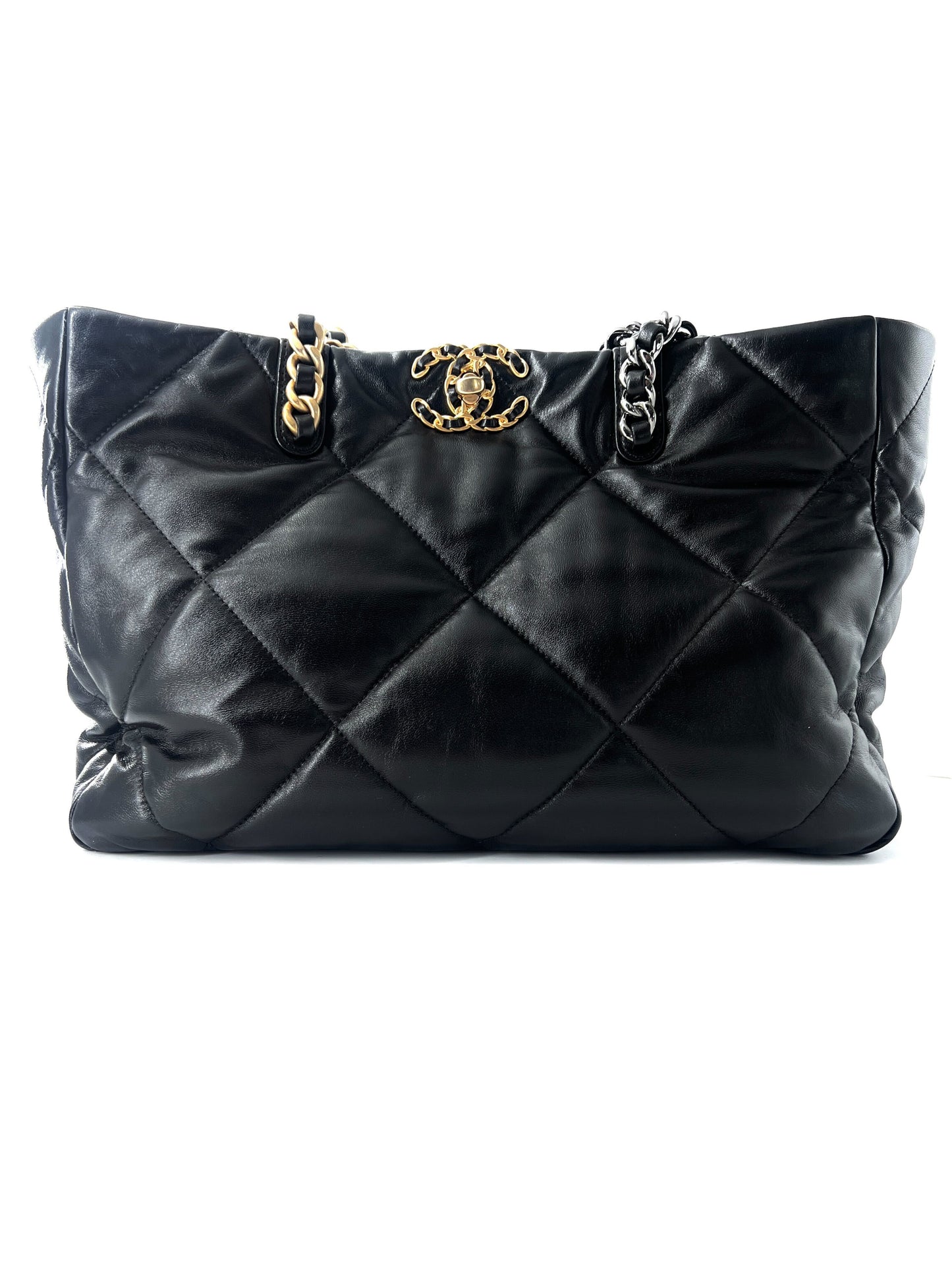 Chanel 19 Shopping Quilted Leather Medium
