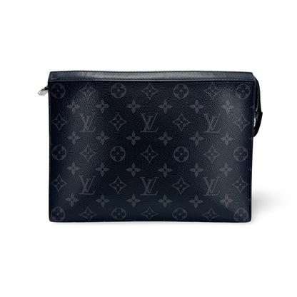 Louis Vuitton Pochette Voyage Reverse Monogram Eclipse Canvas MM