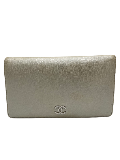 Chanel CC bifold wallet leather medium