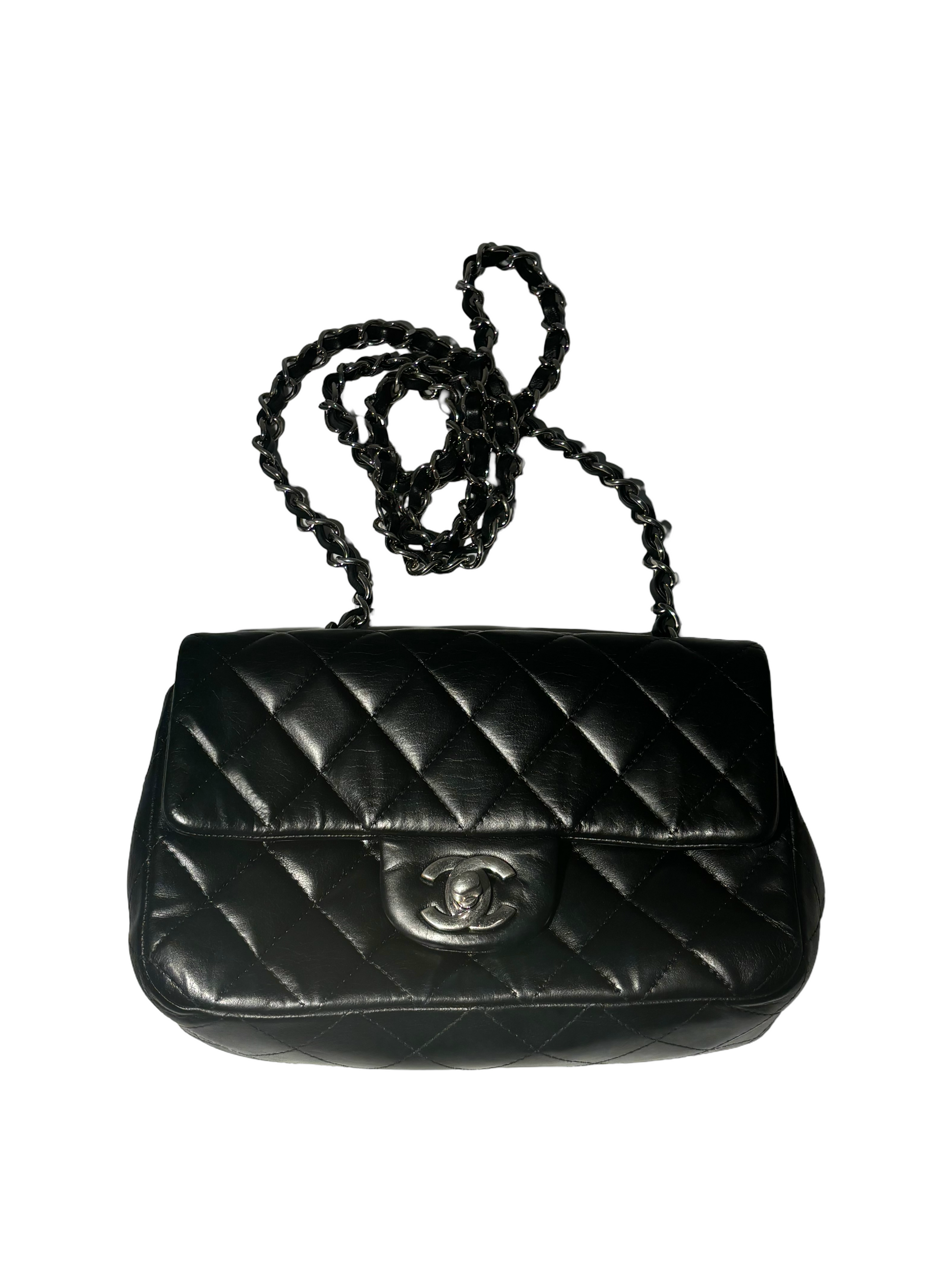 Chanel Classic Single Flap Quilted Lambskin Mini