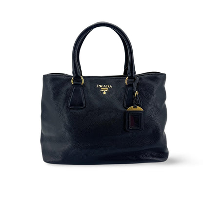 Prada Convertible Top Handle Satchel Vitello Daino Medium