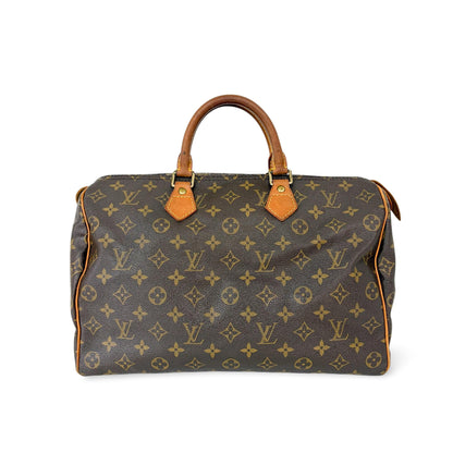 Louis Vuitton Speedy Handbag Monogram Canvas 35