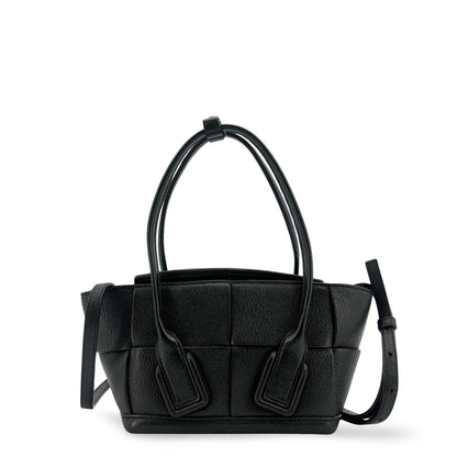 Bottega Veneta Arco Maxi Intrecciato Leather Small