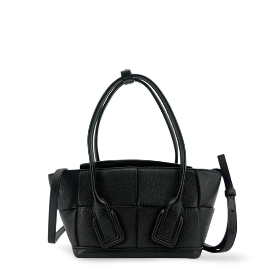 Bottega Veneta Arco Maxi Intrecciato Leather Small