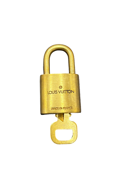 Louis Vuitton Padlock and Key Logo Metal medium