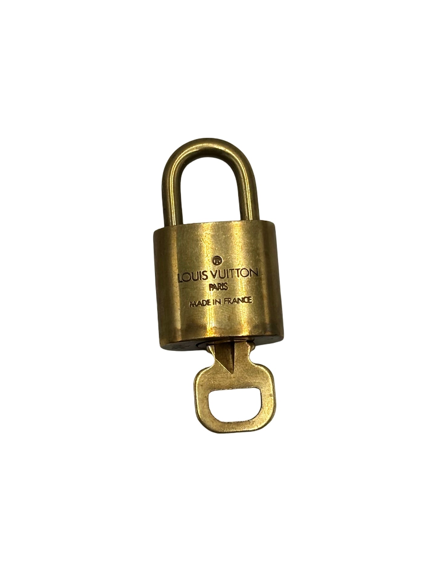 Louis Vuitton Padlock and Key Logo Metal medium