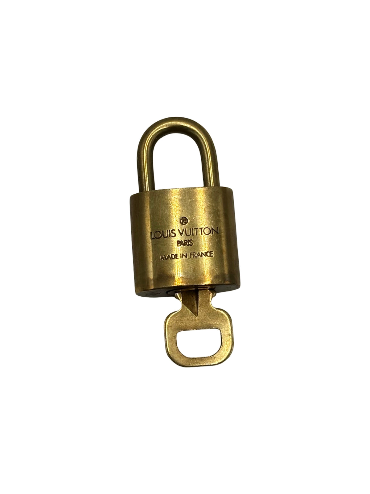 Louis Vuitton Padlock and Key Logo Metal Medium