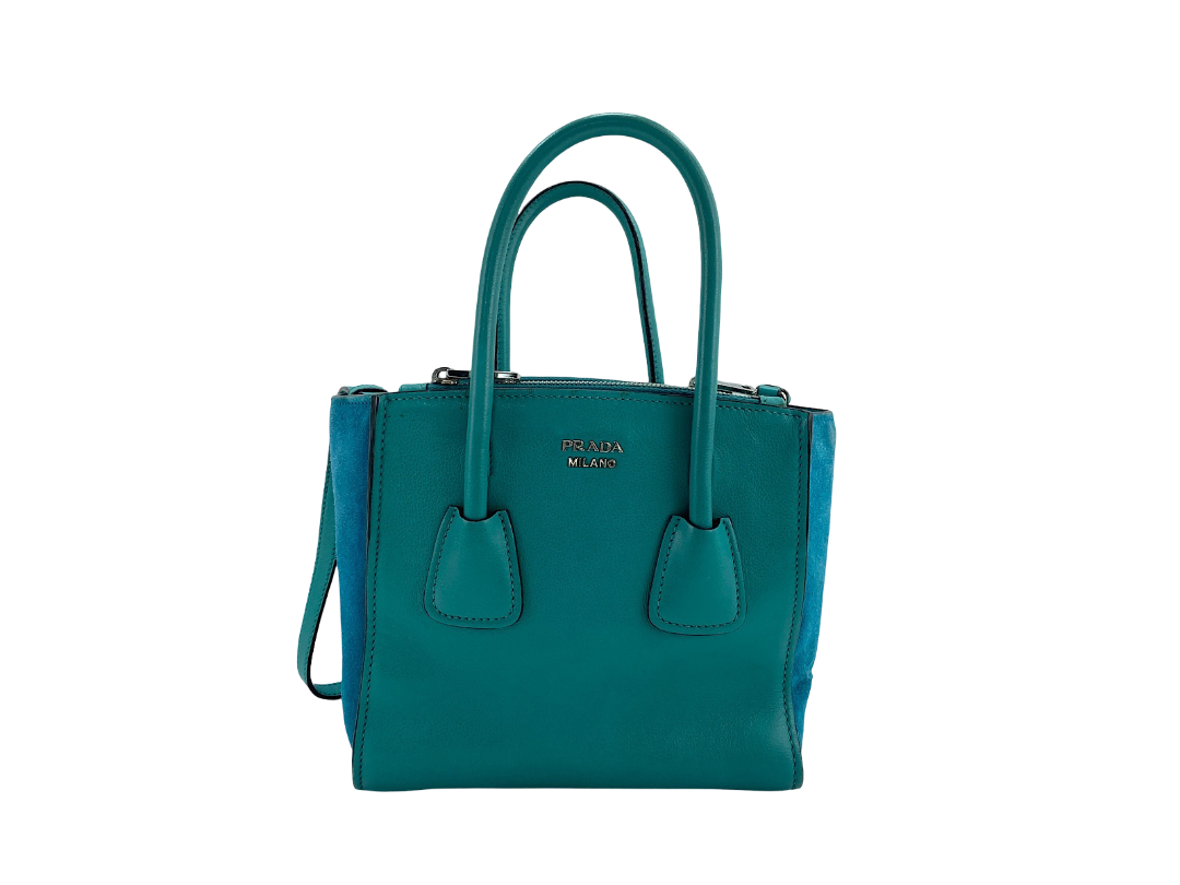 Prada glace twin pocket small glace twin pocket small
