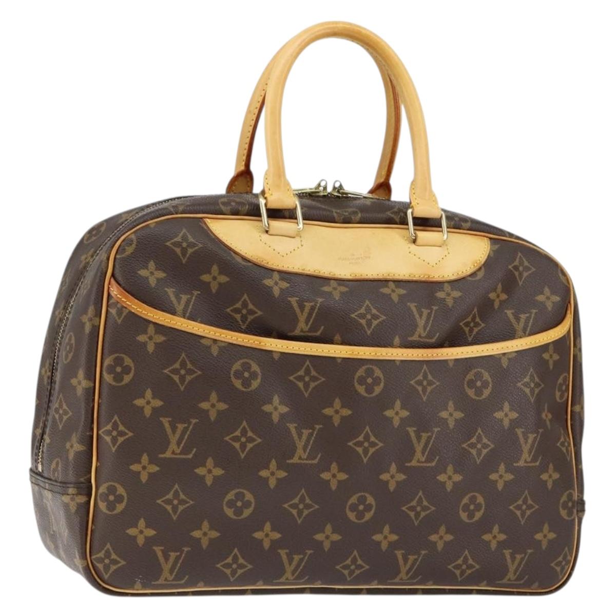 Louis Vuitton Deauville Handbag Monogram Canvas 34