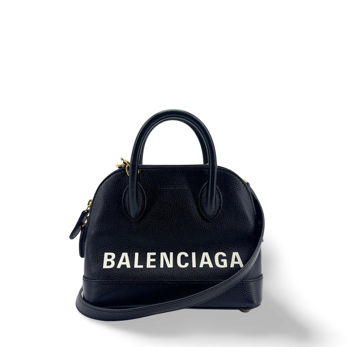 Balenciaga Logo Ville Leather XXS