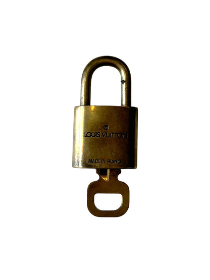 Louis Vuitton Padlock and Key Logo Metal medium