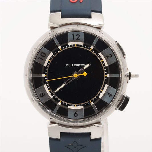 Louis Vuitton Tambour Quartz Watch Stainless Steel 28