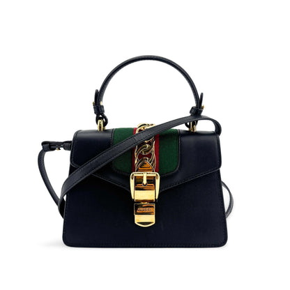 Gucci Sylvie Top Handle Leather Medium