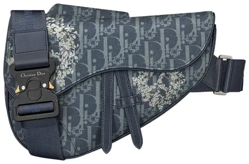 Christian Dior Saddle Crossbody Bag Oblique Canvas medium