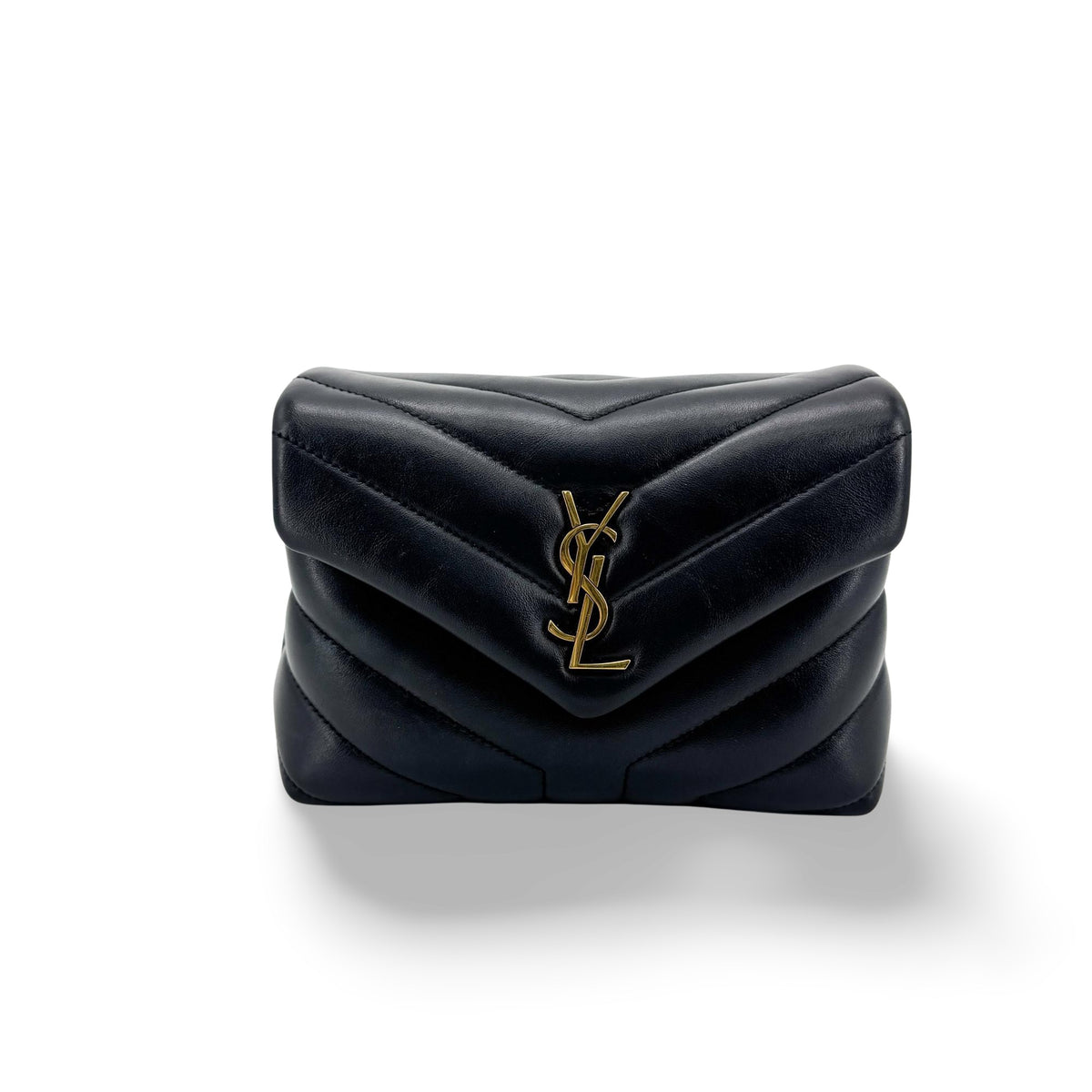Saint Laurent Loulou Matelasse Chevron Leather Toy