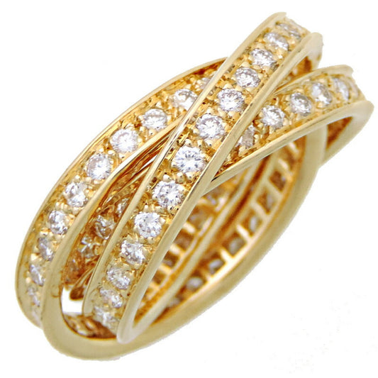 Cartier Trinity Ring 18K Tricolor Gold with Diamonds Product Image