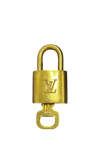 Louis Vuitton Padlock and Key Logo Metal medium