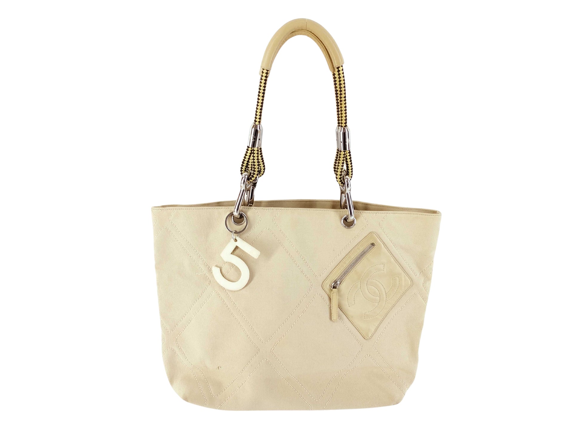 Chanel Shopper Tote Canvas medium