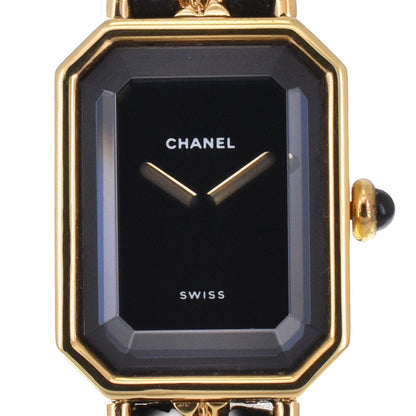 Chanel Premiere Rock Quartz Stainless Steel and Leather 20