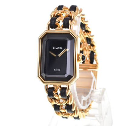 Chanel Premiere Rock Quartz Plated Metal and Leather 20