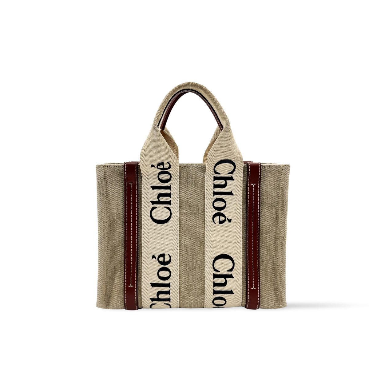 Chloe Woody Canvas with Leather Medium