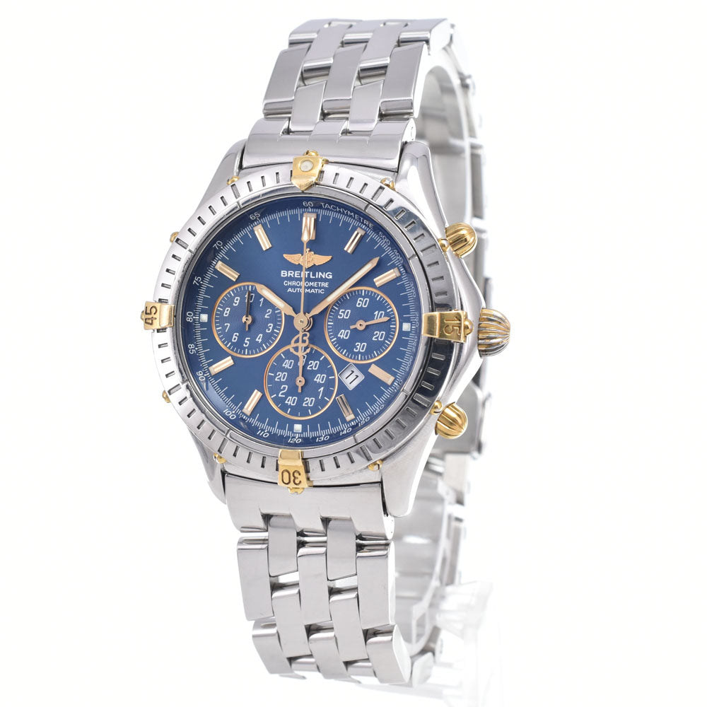 Breitling Windrider Shadow Flyback Chronograph Automatic Stainless Steel and Yellow Gold 38