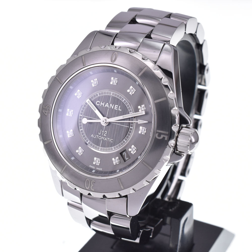 Chanel J12 Automatic Ceramic and Stainless Steel with Diamond Markers 38