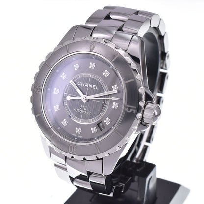 Chanel J12 Automatic Ceramic and Stainless Steel with Diamond Markers 38