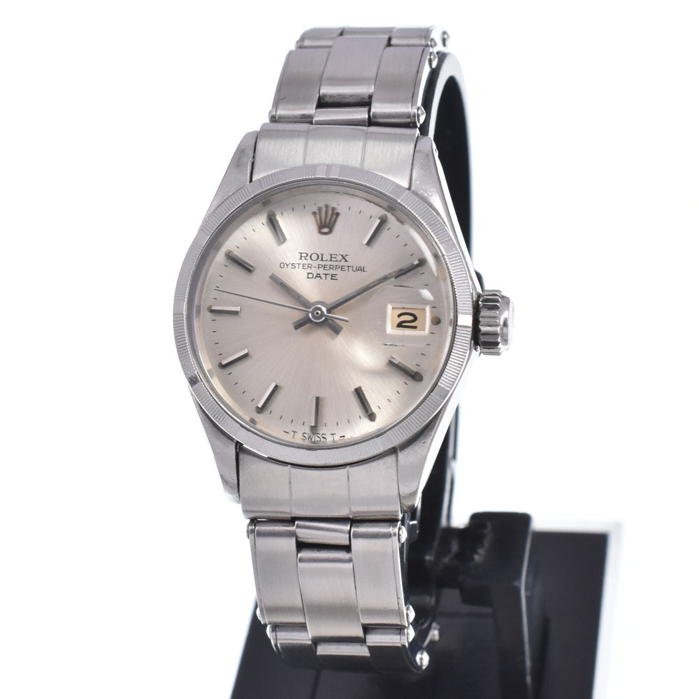 Rolex Oyster Perpetual Date Automatic Stainless Steel and White Gold 26