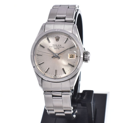Rolex Oyster Perpetual Date Automatic Stainless Steel and White Gold 26