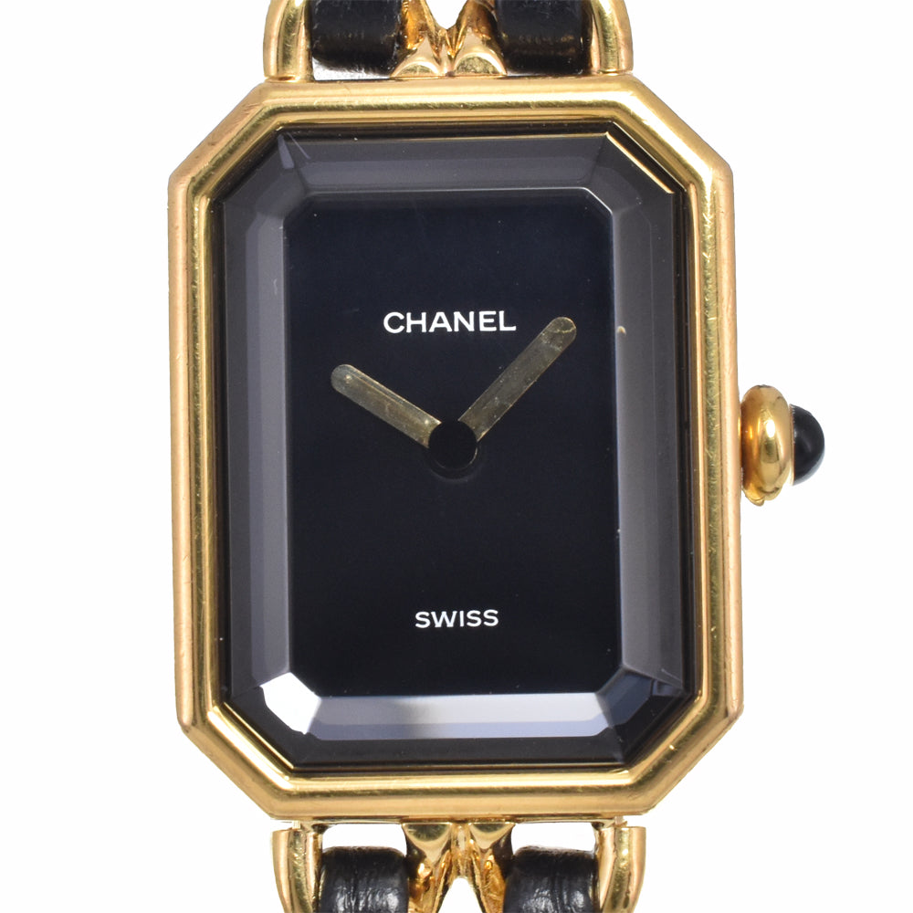 Chanel Premiere Rock Quartz Stainless Steel and Leather 20