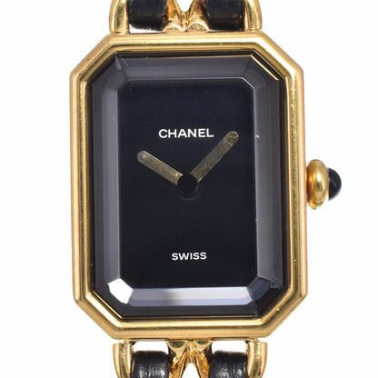Chanel Premiere Rock Quartz Stainless Steel and Leather 20