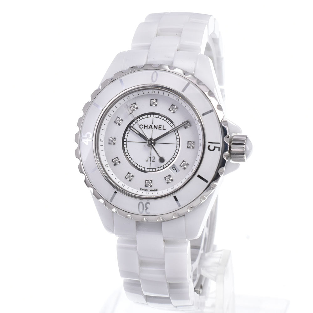 Chanel J12 Quartz Ceramic and Stainless Steel with Diamond Markers 33