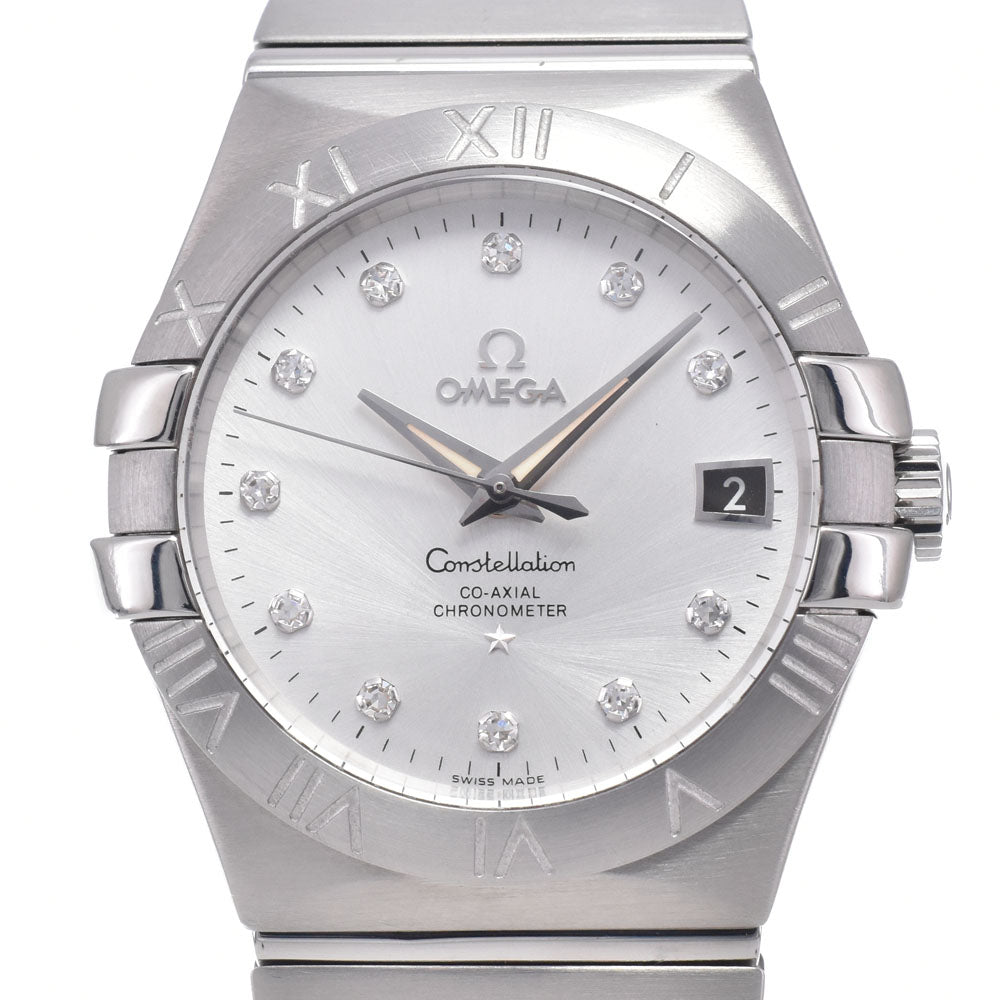 Omega Constellation Co-Axial Chronometer Automatic Stainless Steel with Diamond Markers 35