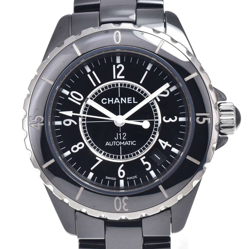 Chanel J12 Automatic Ceramic and Stainless Steel with Diamond Bezel 38