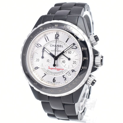 Chanel J12 Superleggera Chronograph  Automatic Ceramic and Stainless Steel 41