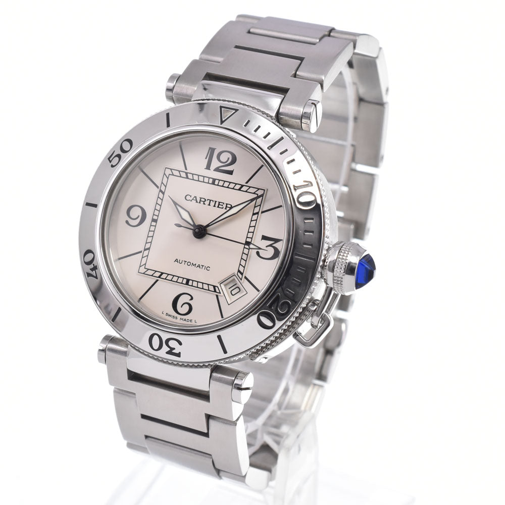 Cartier Pasha Seatimer Quartz Stainless Steel and Rubber 33