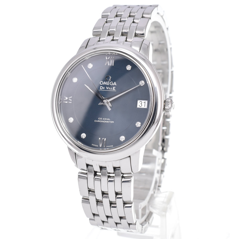 Omega De Ville Prestige Co-Axial Chronometer Automatic Stainless Steel with Diamond Markers 33