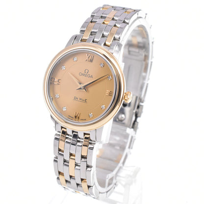 Omega De Ville Prestige Quartz Stainless Steel with Diamond 28