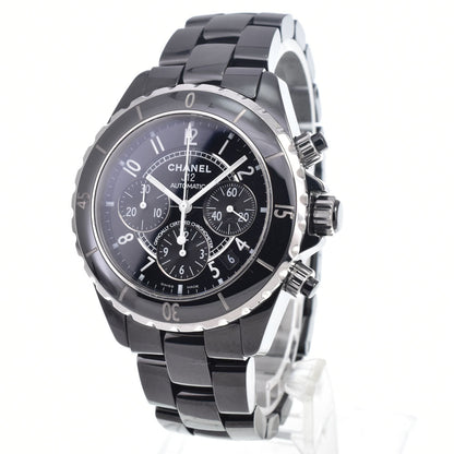 Chanel J12 Chronograph Automatic Ceramic and Stainless Steel 41