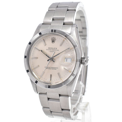 Rolex Oyster Perpetual Date Automatic Stainless Steel and Yellow Gold with Diamond Markers 34