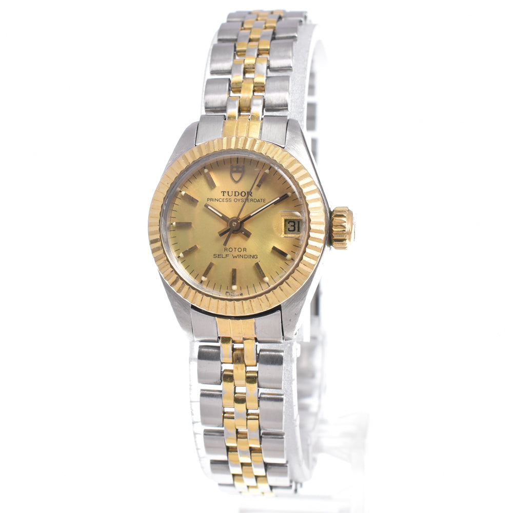 Tudor Princess Oyster Date Automatic Stainless Steel and 18K Yellow Gold 25