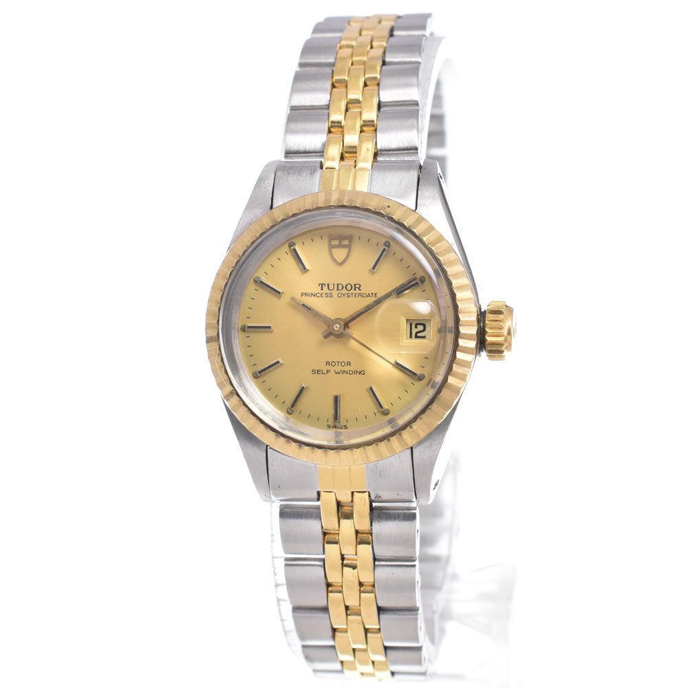 Tudor Princess Oyster Date Automatic Stainless Steel and 18K Yellow Gold 25