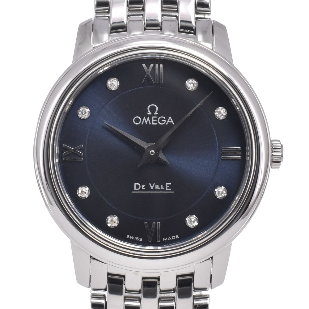 Omega De Ville Prestige Quartz Stainless Steel with Diamond 28