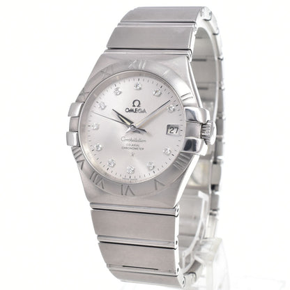 Omega Constellation Co-Axial Chronometer Automatic Stainless Steel with Diamond Markers 35