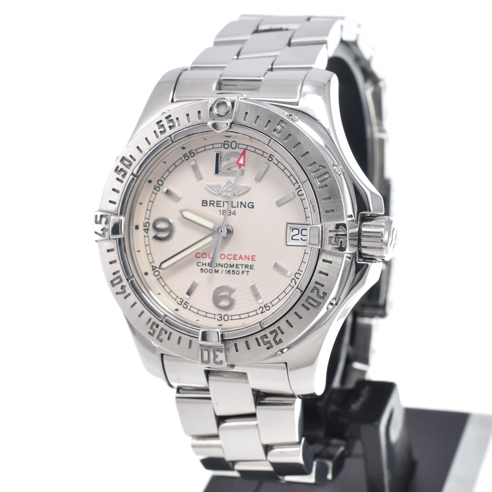Breitling Colt Oceane Chronometre Quartz Stainless Steel with Diamond Bezel 33
