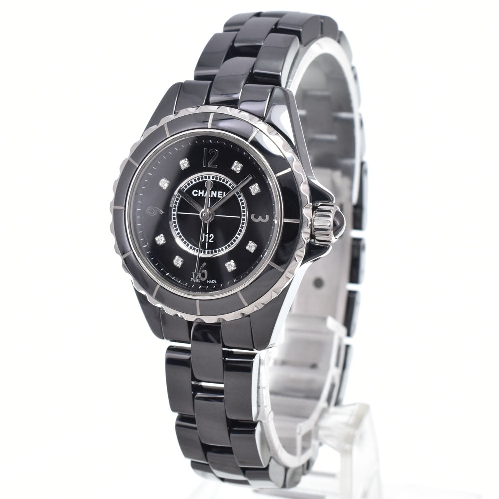 Chanel J12 Quartz Ceramic and Stainless Steel with Diamond Markers 29