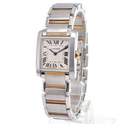 Cartier Tank Francaise Quartz Stainless Steel and Yellow Gold 25