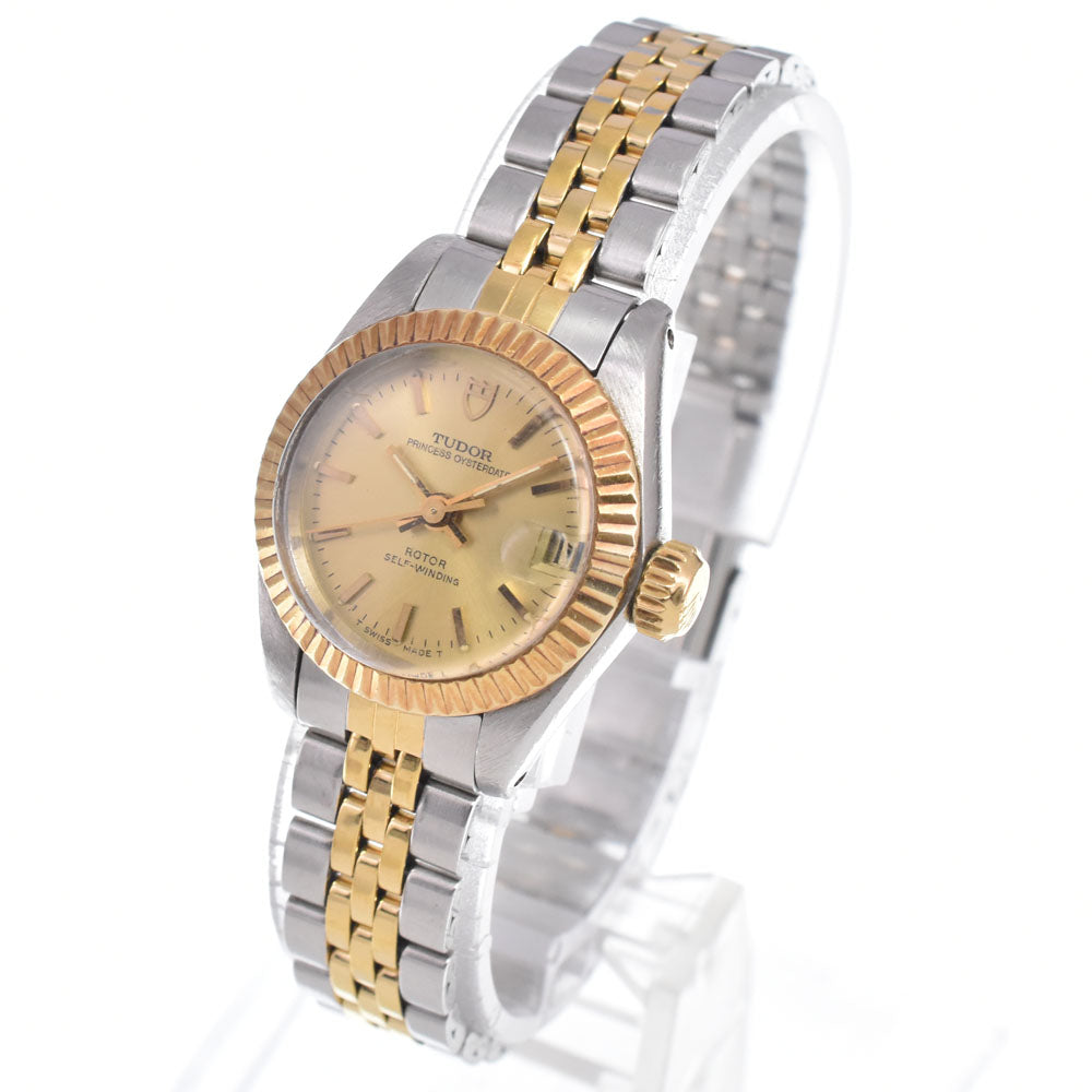 Tudor Princess Oyster Date Automatic Stainless Steel and 18K Yellow Gold 25