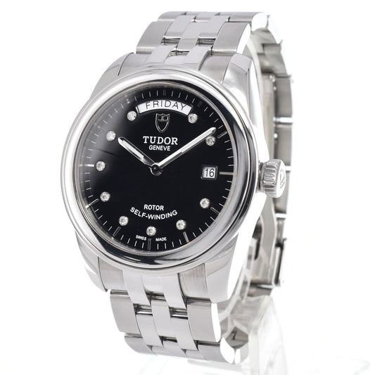 Tudor Glamour Day Date Automatic Stainless Steel with Diamonds 39